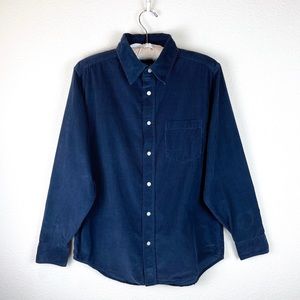 Corduroy Button-Up Top